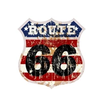 the route 66 off road car stickers motorcycle decal bumper reflective for bmw e46 cover scratches auto assessoires kk1515cm