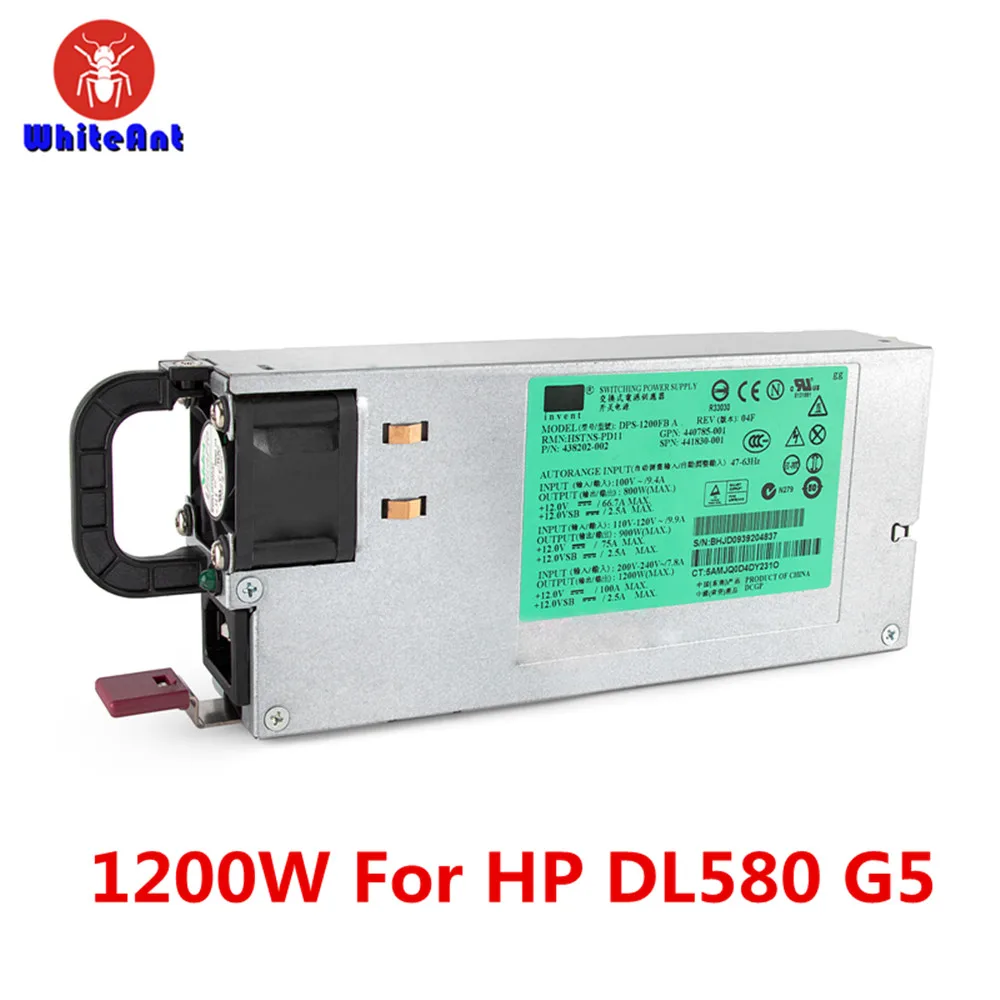 

Серверный блок питания для HP DL580G5 psu 1200-001 438202-001 440785-001