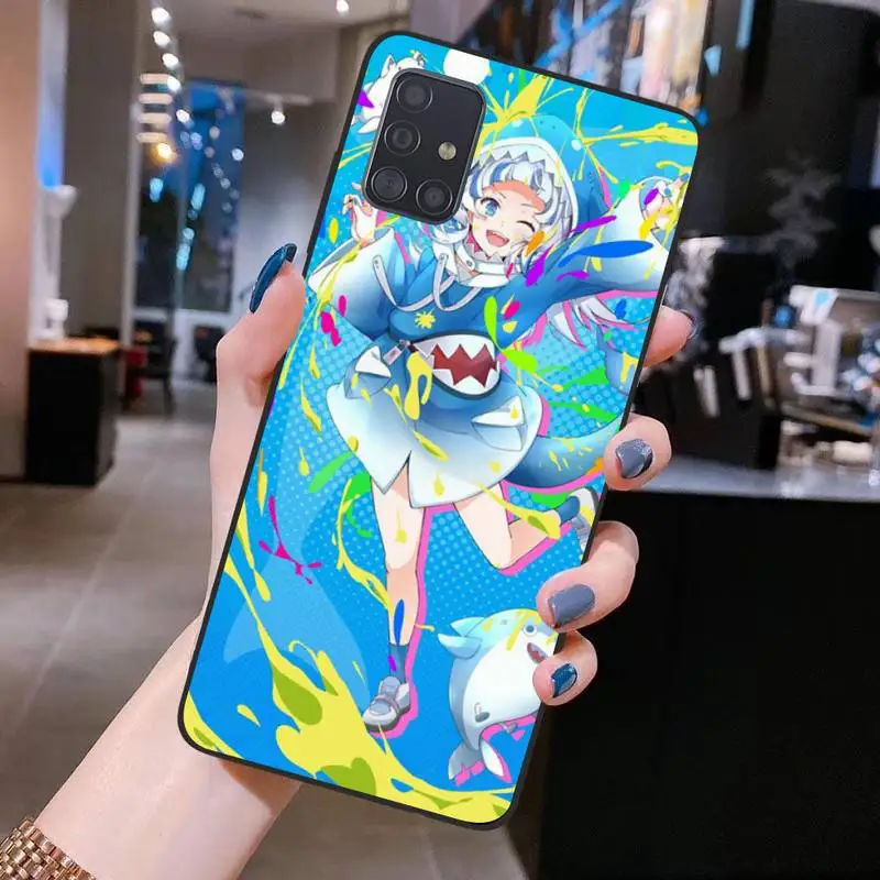 Чехол для телефона Hololive Gura Gawr Shark Girl для Samsung Galaxy S20 FE Plus Ultra S6 S7 Edge S8 S9 S10 5G Lite 2020.