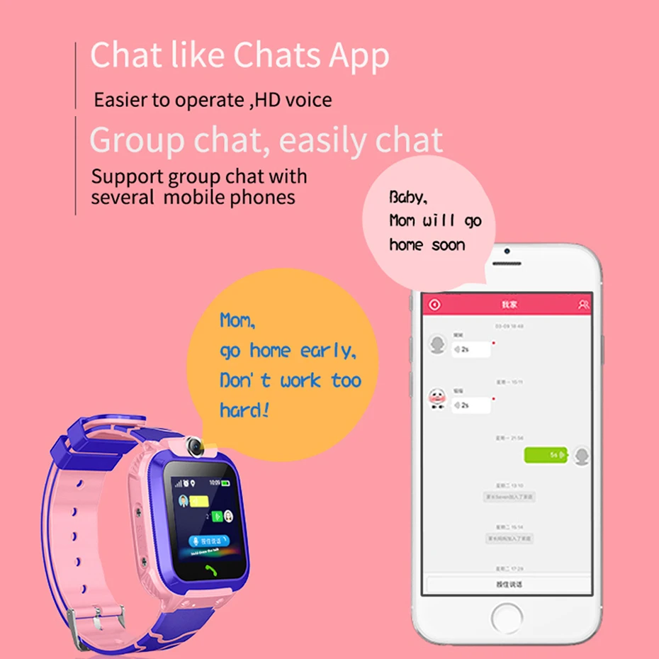 Kid Smart Watch Waterproof LBS Location Children Positioning SOS Camera Touch Screen Voice Chat Sim Call For Baby | Электроника