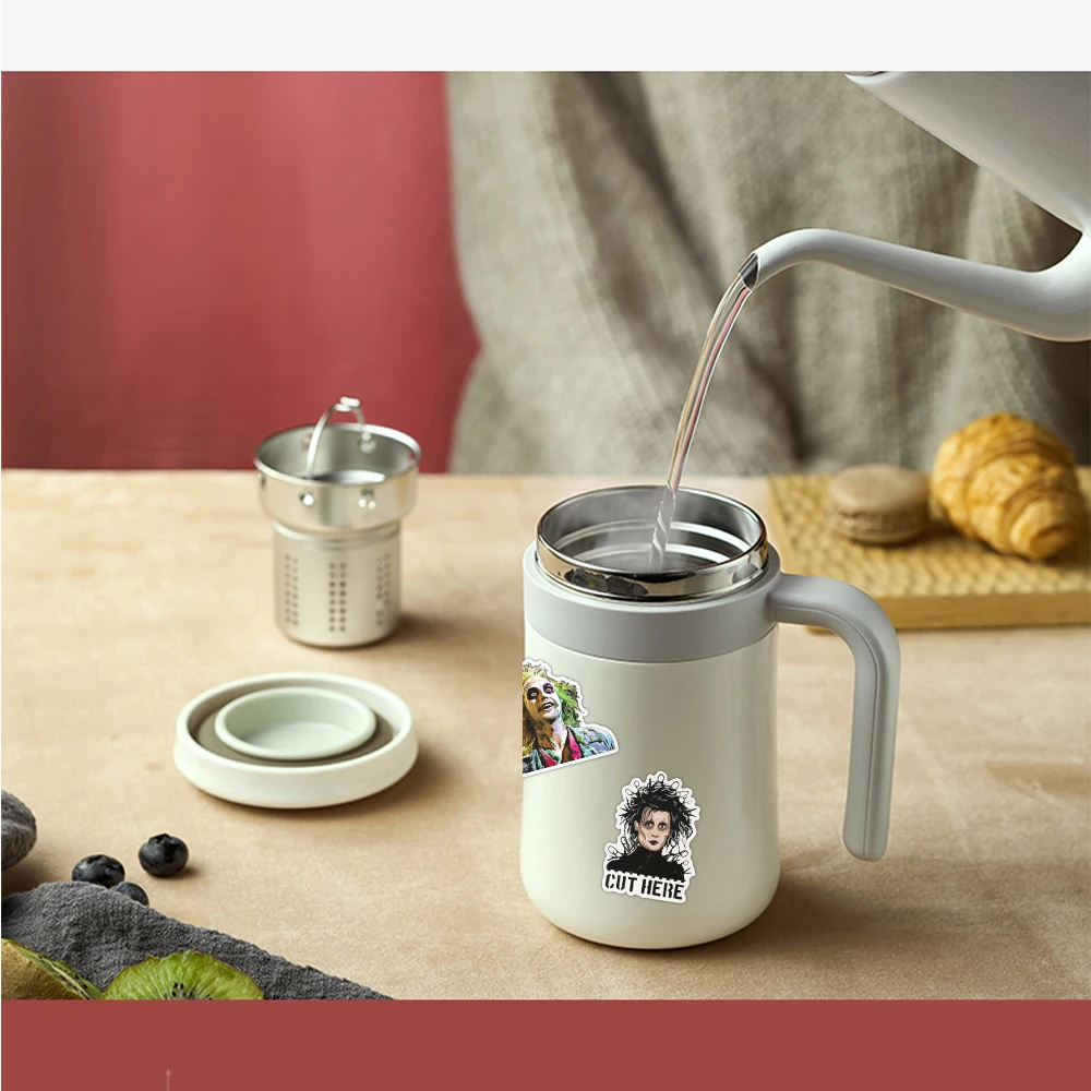 50PCS Tim Burton Classic Movie Stickers Skateboard Fridge Guitar Travel Luggage Laptop Cool Graffiti Sticker for Kid Toy Decals - купить по