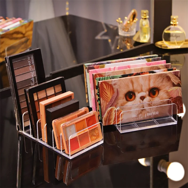 

Transparent Acrylic Eyeshadow Compact Storage Box Drawer Storage Partition Make-up Storage Box Transparent Lock Cosmetic Box