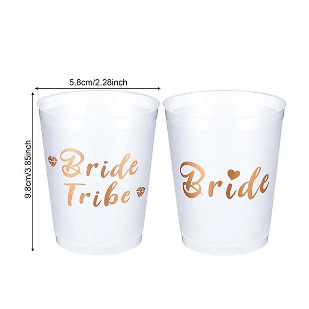 12 шт./компл. надпись Bride Tribe чашки 12OZ команда чашка для bride tribe Свадебные Обручение