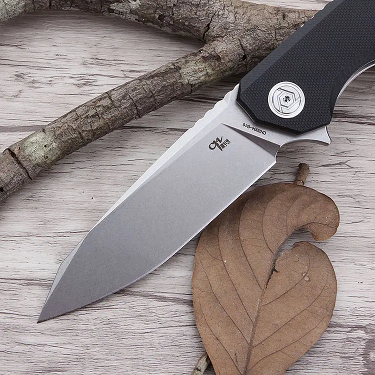CH CH3004 D2 складной нож G10 ручка Походный Кемпинг подшипник флип Рыбалка Тактический