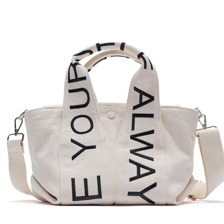 

Designer Letter Canvas Women Handbag Brands Shoulder Crossbody Bags for Women 2021 Tote Shopper Bag Female Small Purse Clutch