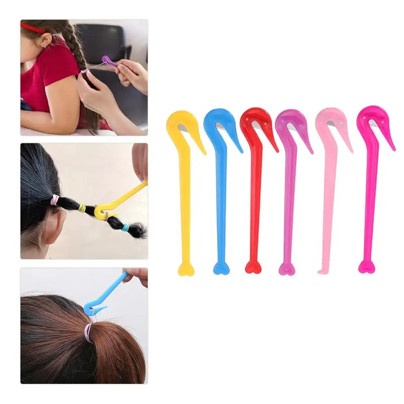 

6Pcs Hair Band Cutters Hair Tie Cutter Elastic Hair Bands Remover Gift