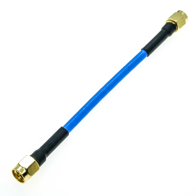 Коннектор RPSMA штырь-штырь SMA RG402 RG-402 полугибкий коаксиальный кабель 0 141 дюйма 50 Ом
