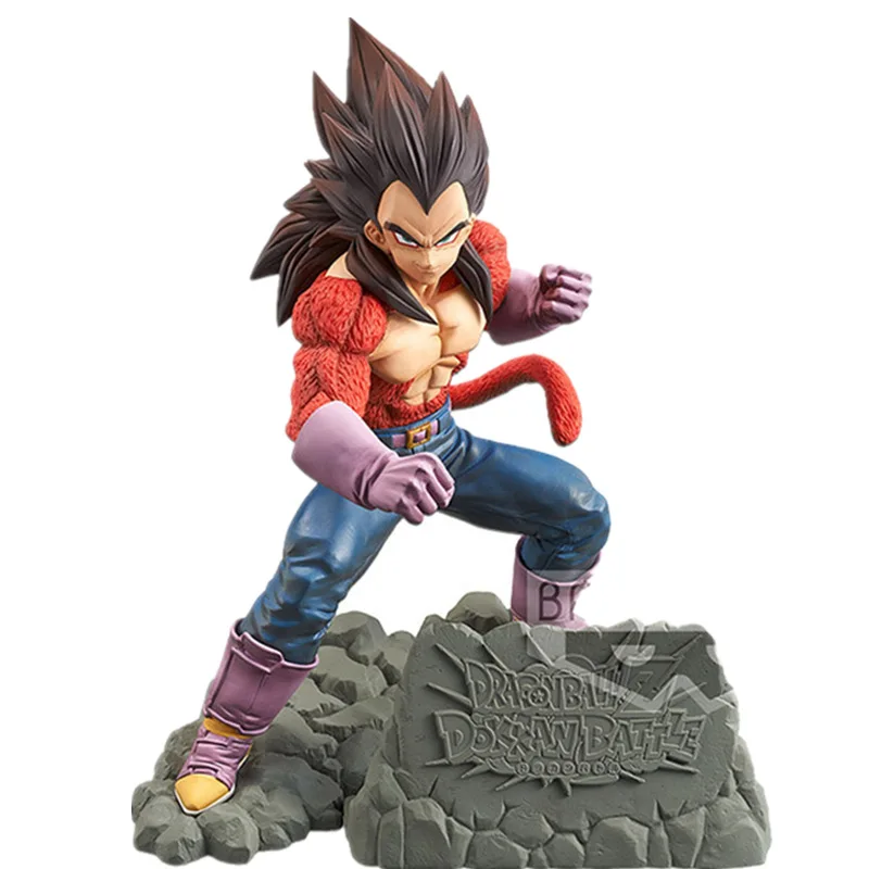 15cm banpresto dragon gt dbz dokkan battle 4th anniversary vegeta pvc action anime figure model wukong figurals toy for children free global shipping