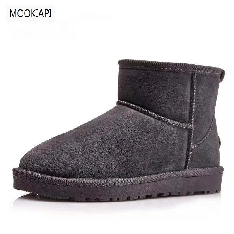 Australia's latest high-quality snow boots in 2019 classic men's shoes real sheepskin natural wool free delivery | Обувь