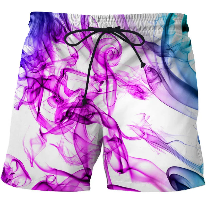 

2021 New Men Summer Couple Green Leaf 3D Print Casual Holiday Swimming Quick dry Beach Oversize Short mens clothing board shorts