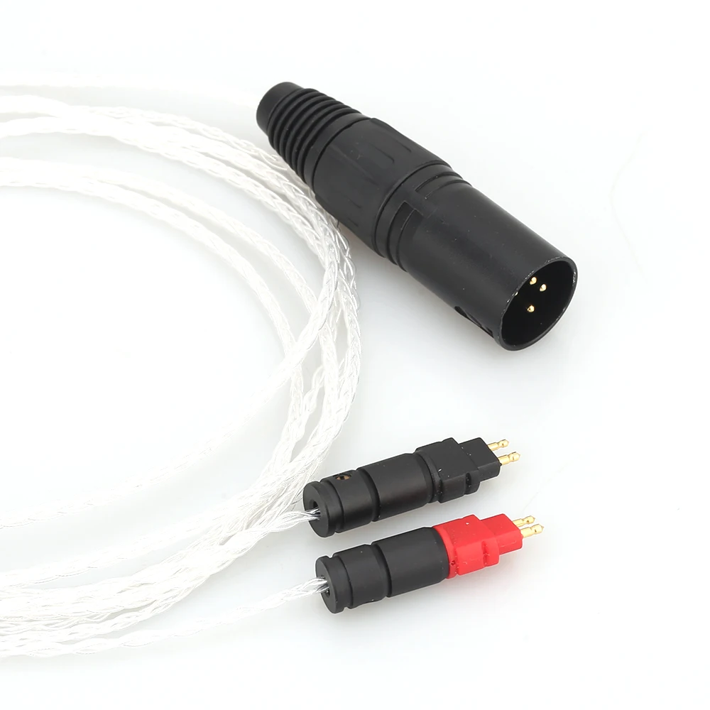 8-ядерный обновленный кабель для наушников OCC с серебряным покрытием