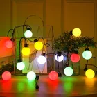 Открытый гирлянды Светодиодные уличные СВЕТОДИОДНЫЕ G50 лампы красочные светильник как Рождество украшения светодиодный светильник для домашние праздничный светильник ing шнура