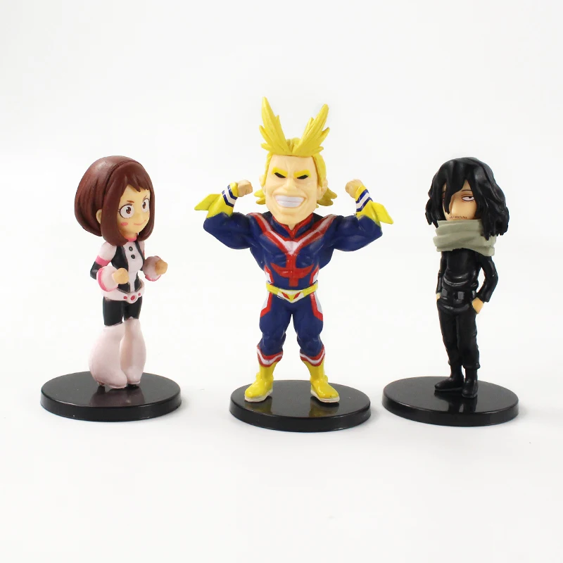

9pcs/lot Anime My Hero Academia Figure Bakugou Katsuki Midoriya Izuku Todoroki Shouto PVC Collection Model Toy Doll