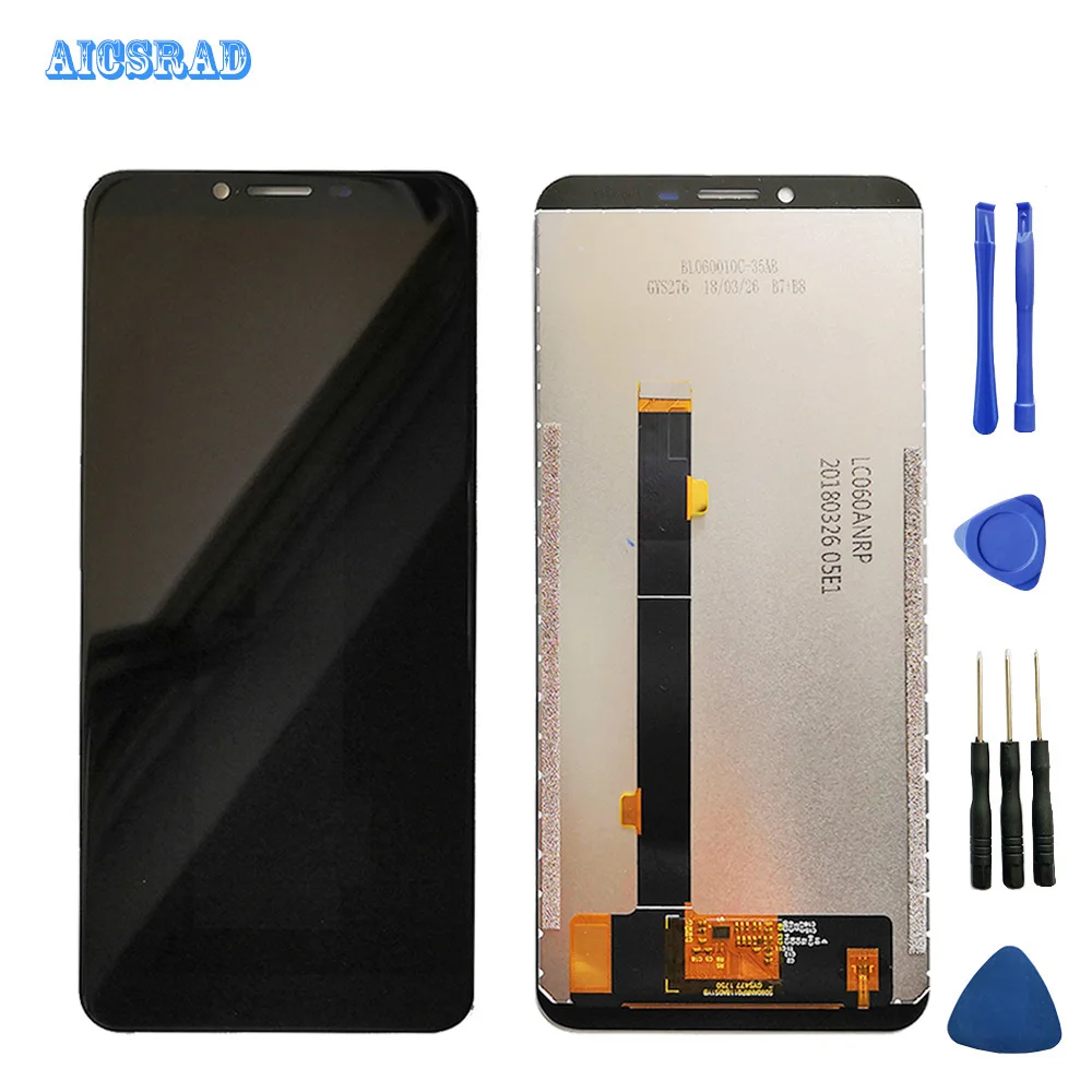 AICSRAD оригинальная хорошо для Cubot X18 Plus ЖК дисплей + сенсорный экран панель