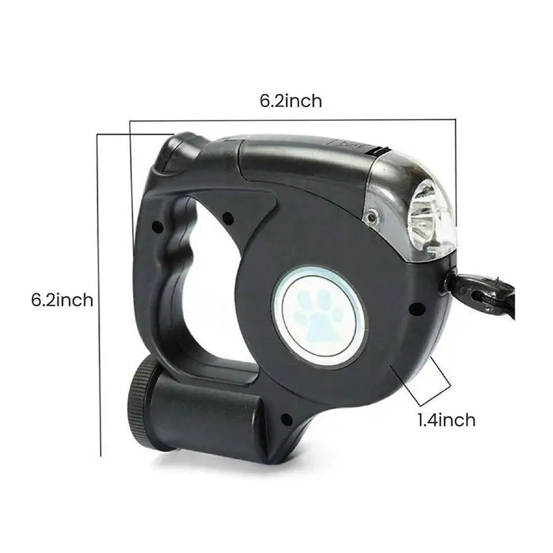

4.5M Pet Puppy Cat Leash For Small Medium Dog Flexible Free with and Garbage contraction Tow Retractable LED Flashlight Bag R6V7