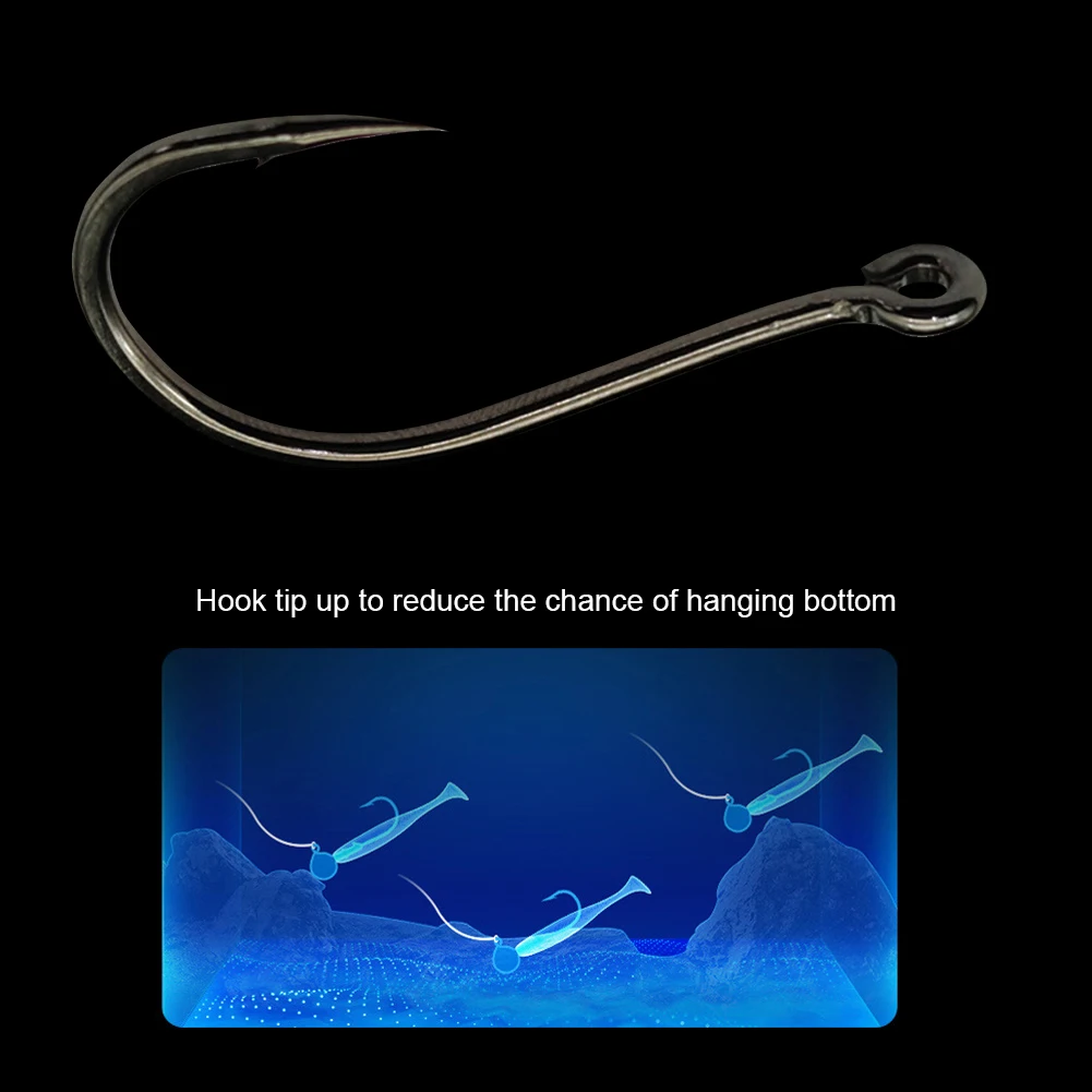 500pcs Carbon Steel Fishhooks Lure with Ring Hole Sharp Barbed Hooks Fishing Tackle Accessories | Спорт и развлечения