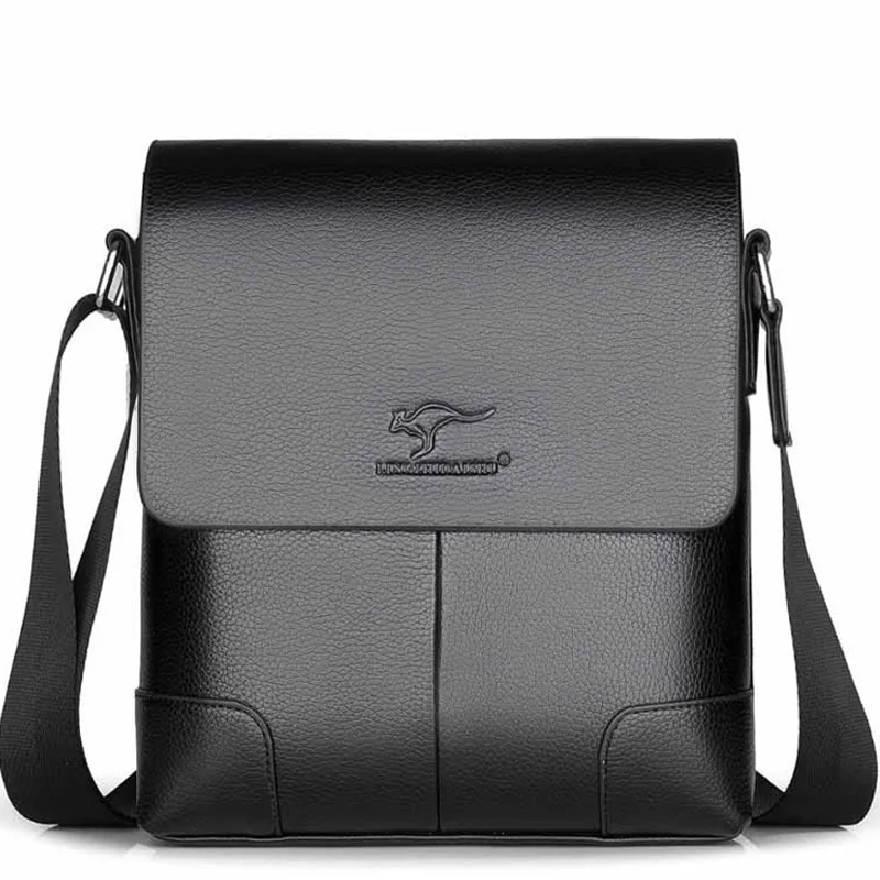 

2022 New Mens Bags Across Shoulder Business pu Leather Male Casual Crossbody luxury man shoulder bag husband Messenger Bag