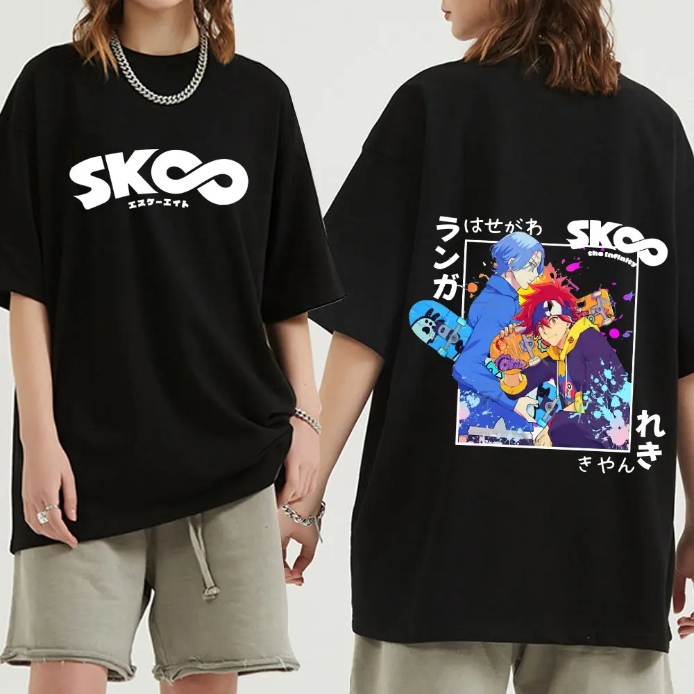 

SK8 The Infinity Japanese Anime T Shirt Men Cool Manga Skateboard Boys Graphic Tees Harajuku Unisex Tops T-shirt Male Streetwear
