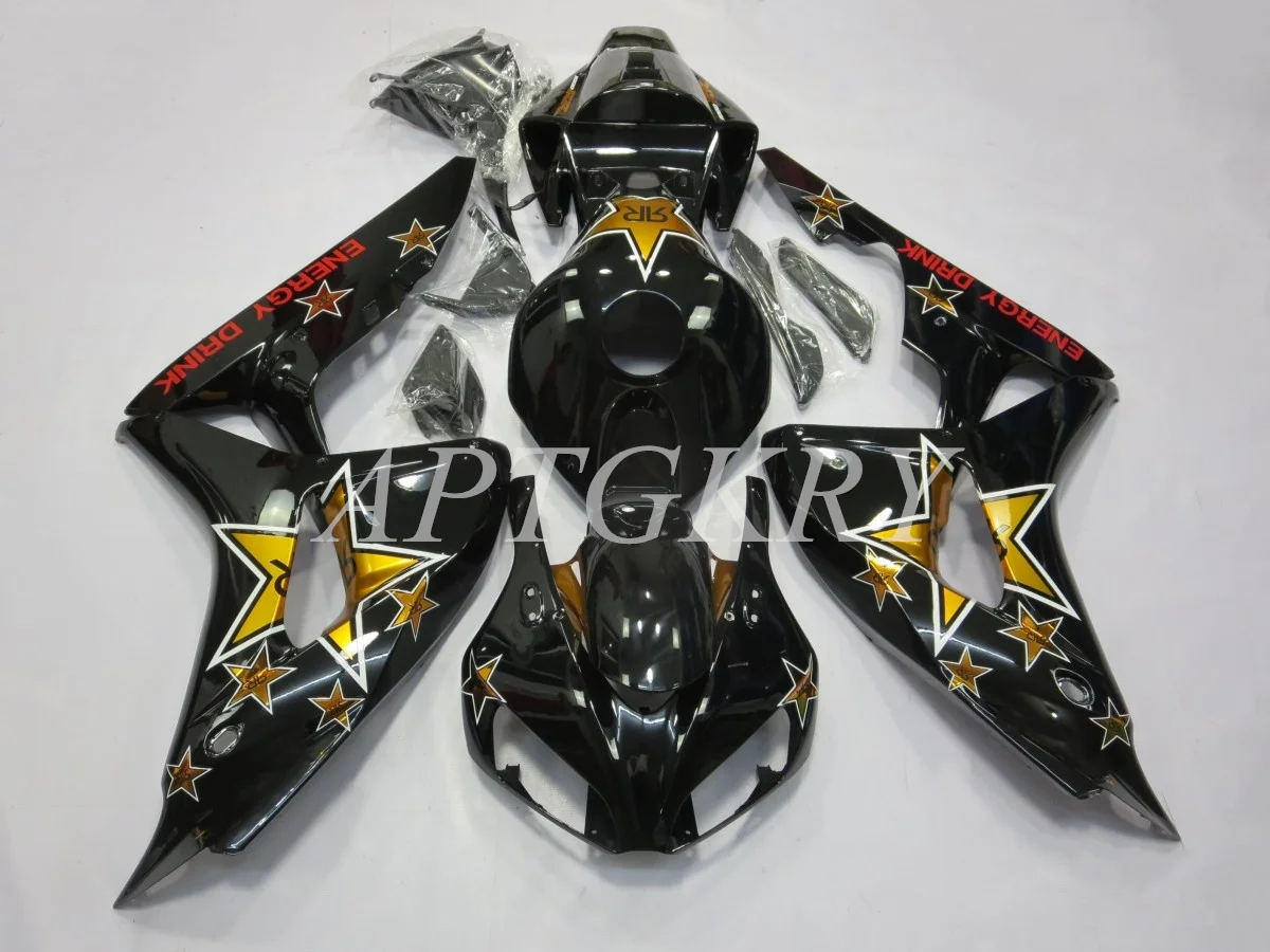 

New ABS Motorcycle Fairings Kit Fit For HONDA CBR1000RR 2006 2007 06 07 Bodywork Set Custom Gold Black