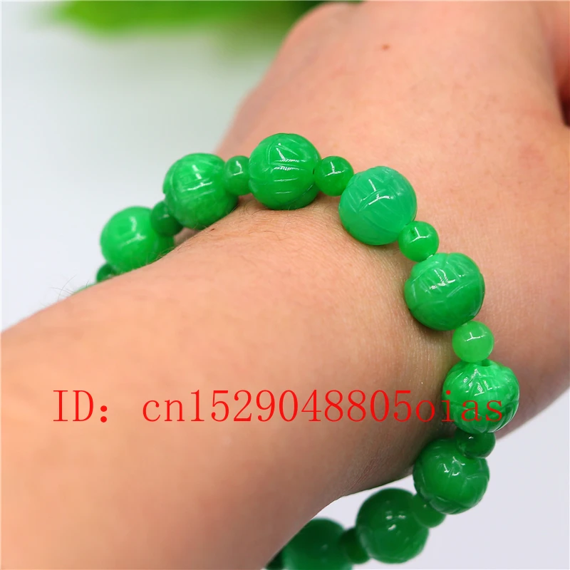 Бусины из натурального зеленого нефрита 12 мм эластичный браслет с бусинами