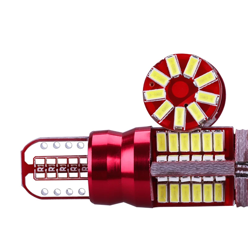2x T10 W5W 194 светодиодный светильник футболка с принтом &quotавтомобиль&quot 3014 57SMD Canbus