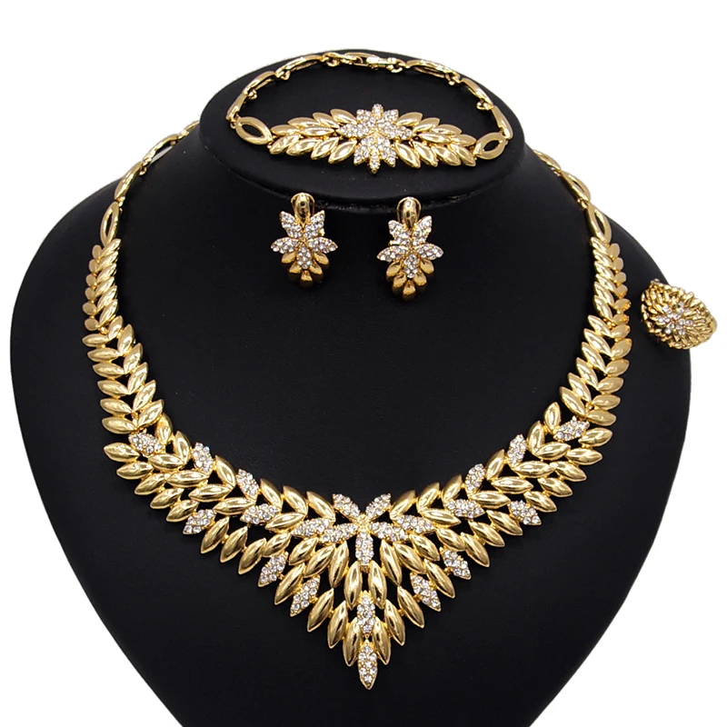 Yulaili классические модные африканские бусины комплект ювелирных изделий для