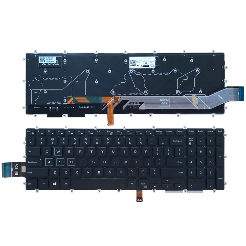 

Новая клавиатура US для ноутбука DELL Alienware M17 ALW17M M15 ALW15M R1 P79F P79F001, клавиатура с подсветкой