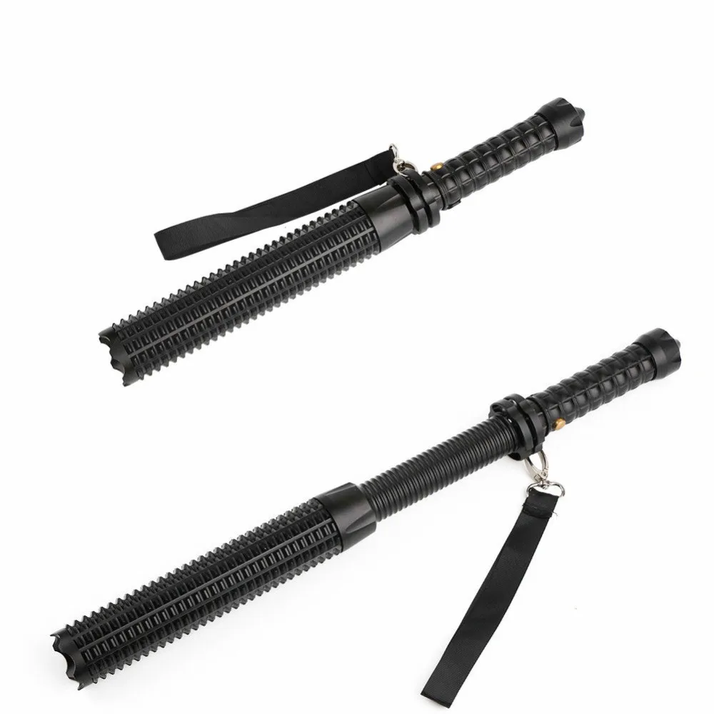 ETONTECK Tactical Baseball Bat Stick LED Telescopic Flashlight 600LM Super Bright Baton Torch for Emergency and Self Defense