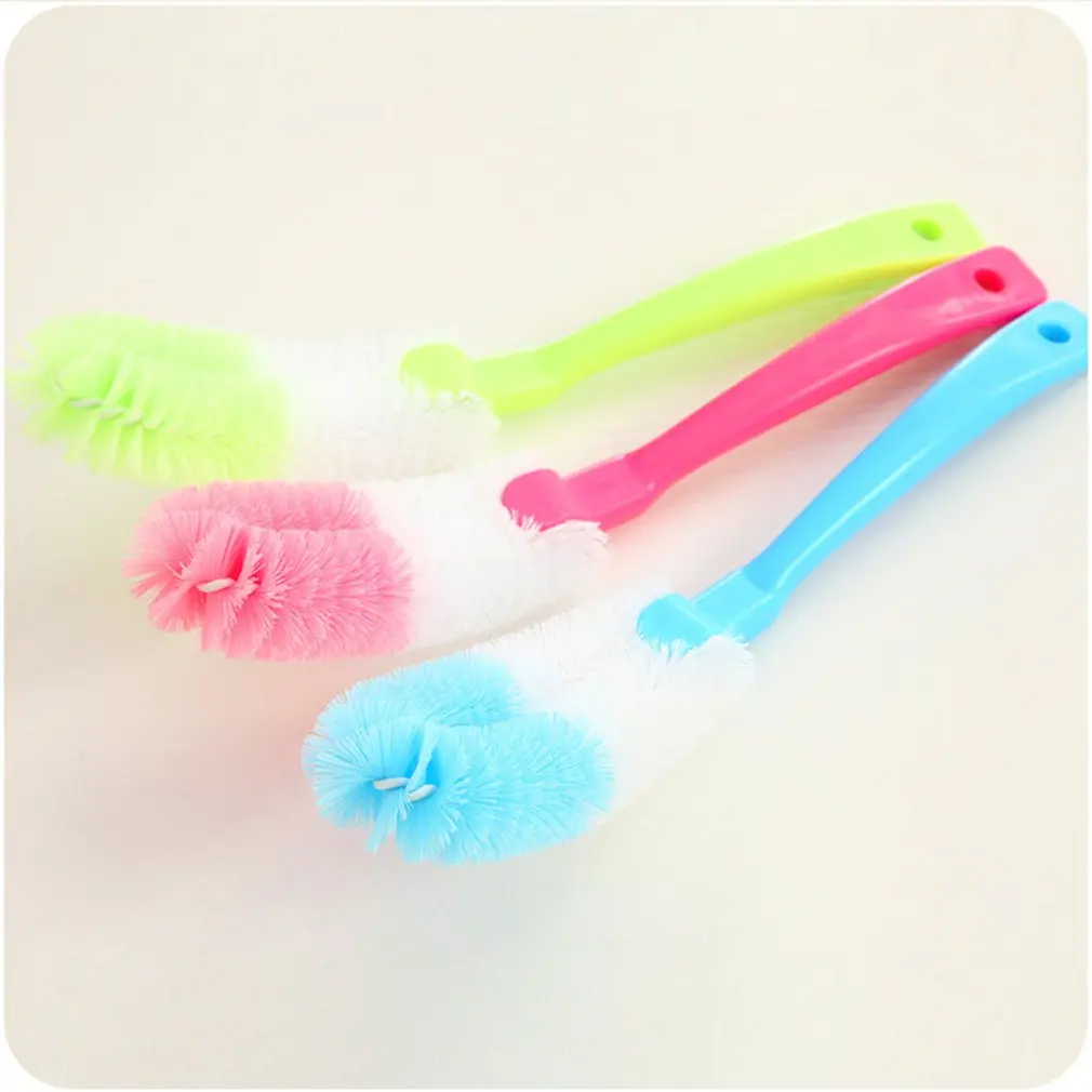 

Long Handle Bottle Brush Cleaner Cup Bottom Scrubber Cleaning Washing Brushes for Water Bottles Tea Cups Glass dropshipping