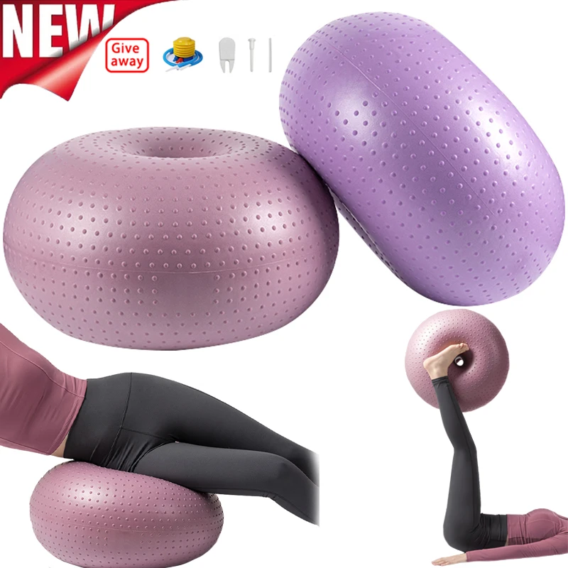 

Thickening Anti-burst Yoga Ball with Massage Point Exercise Fitness Pilate Balance Fitness Ball Exercise Training Home Gymnastic