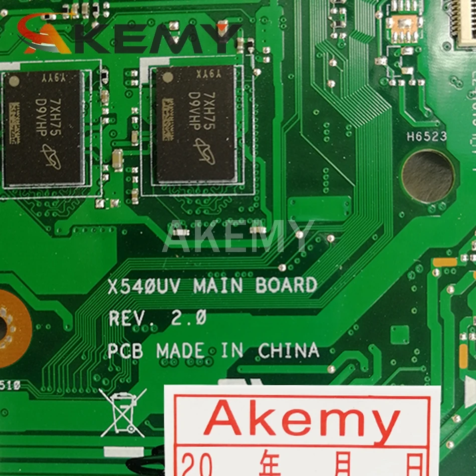 Akemy X540UV REV 2 0 материнская плата для ноутбука Asus X540UB X540UBR X540UA X540UAR протестированная W/