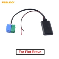 feeldo 1pc car 68pin radio cd changer aux in bluetooth module audio adapter for fiat bravo up 2007 visteon radio aux cable
