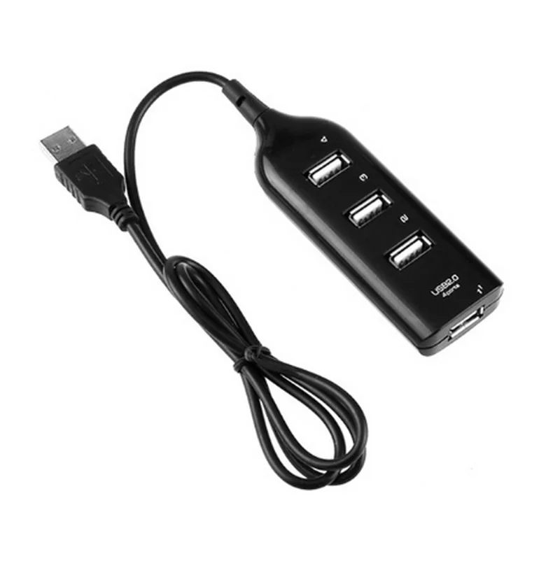 Высокоскоростной разветвитель с 4 портами для MacBook Pro Desktop USB 2 0 адаптер ноутбука