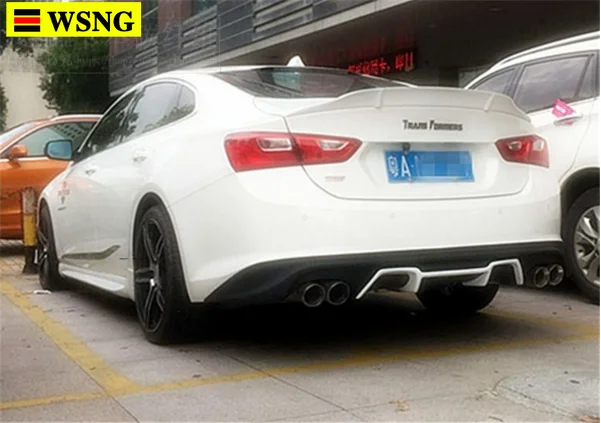 

for Chevrolet Malibu XL spoiler carbon fiber/FRP Primer rear wing R style accessories Car refitt 2016-2019 years