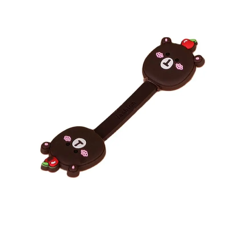 

100 шт. рождественские товары Новые милые детские модные изысканные Мультяшные Романи намотка кабеля для передачи данных Пряжка устройство ...