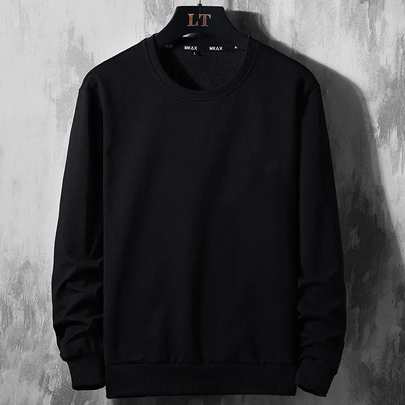 

Casual Solid Color Sweatshirt Men Hoodies Large Sizes Autumn Men's Long Sleeve Sweatshirts Japanese Streetwear Oversized Hoodie