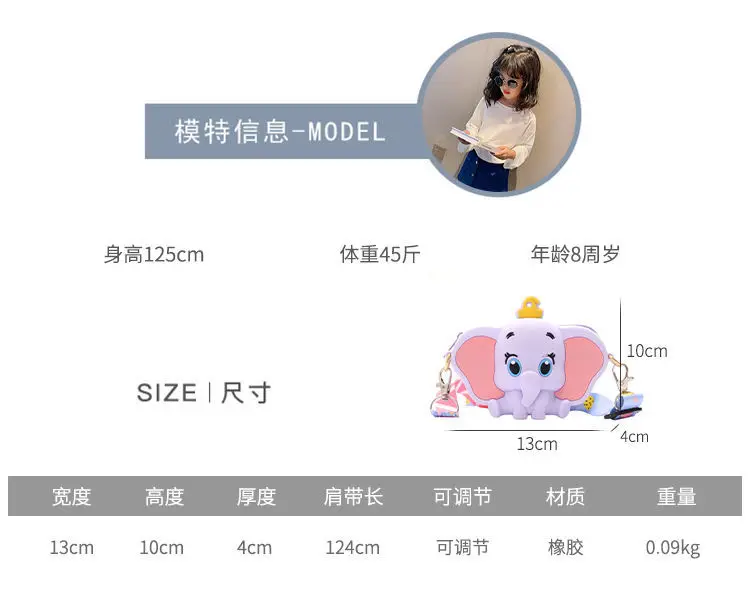 

Cute Cartoon Princess Coin Purse Kids Mini Wallet Handbags Fashion Children's Bags Baby Girls Shoulder Messenger Bag