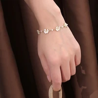 sweet daisy flower bracelets personality minimalist flowers bracelet for women