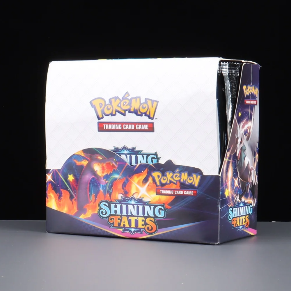 Caja de tarjetas coleccionables Pokemon, juego de cartas coleccionables, versi&oacute;n en ingl&eacute;s, 324 unids/caja-1
