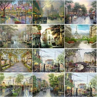 new arrival 5d landscape embroidery painting cross stitch kit mosaic full drill diamond painting home craft art decoration gift