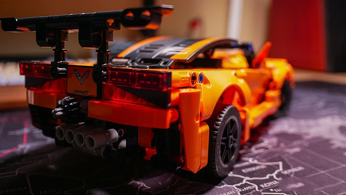 Technic Chevrolet Corvette ZR1 2 Модель автомобиля совместима с Iegoset 42093 строительные блоки кирпичи образовательные модели игрушек