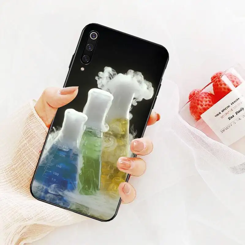 

HPCHCJHM Science Chemistry Formulas Soft Silicone Black Phone Case for Xiaomi Mi9 9SE 8SE Pocophone F1 Mi8 Lite