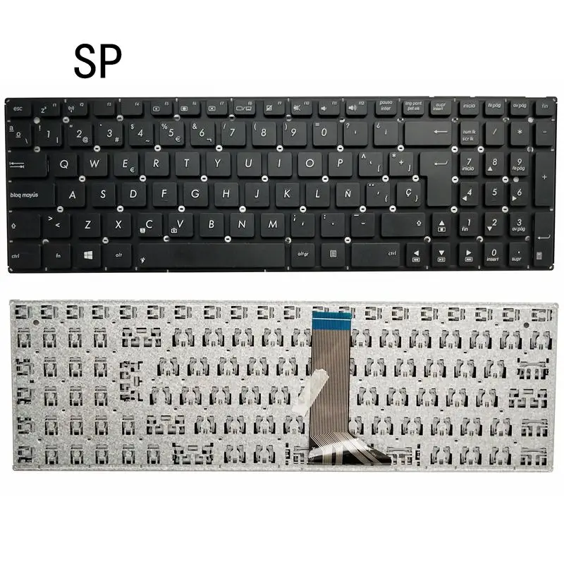 NEW US/SP LAPTOP KEYBOARD FOR ASUS K555LN K555LP K555Z K555ZA K555ZE | Компьютеры и офис