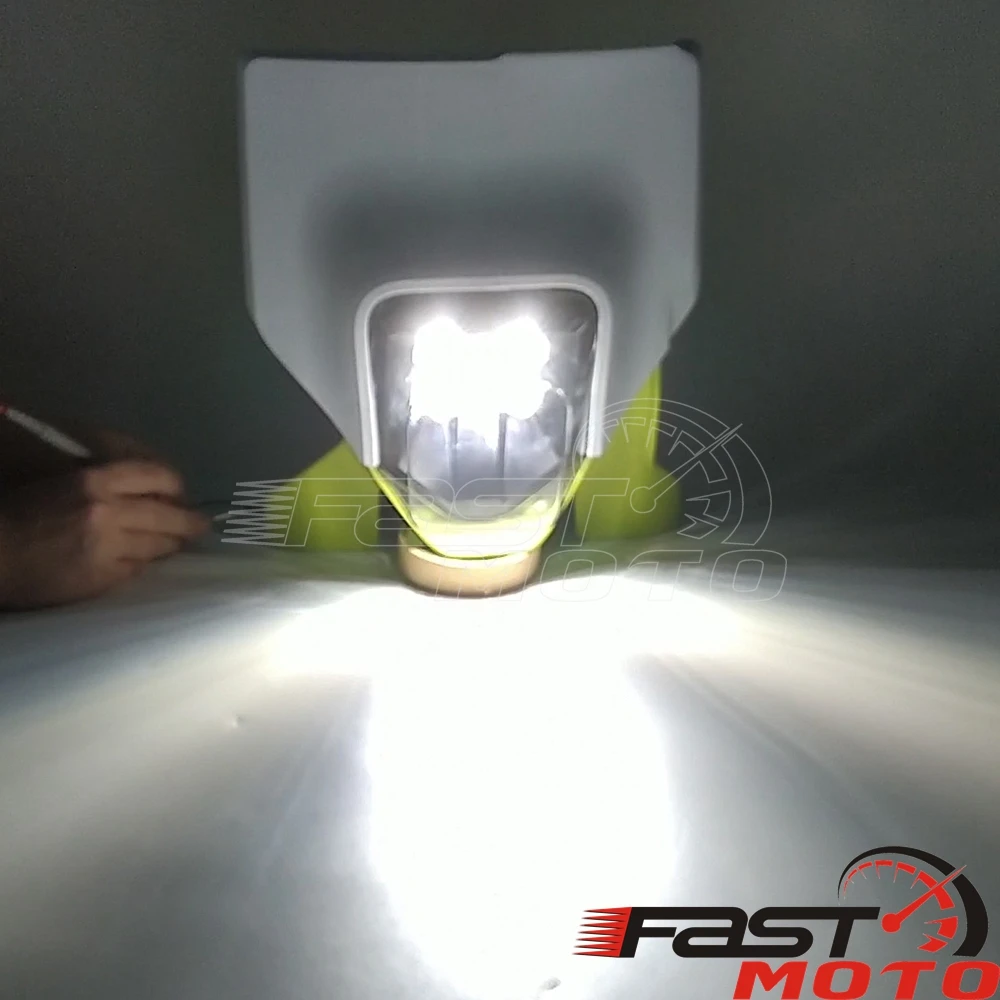 Фара Enduro двойной спортивный налобный фонарь для TX FC FE TE FX 125/250/300/350/450/501 Supermoto Motocross