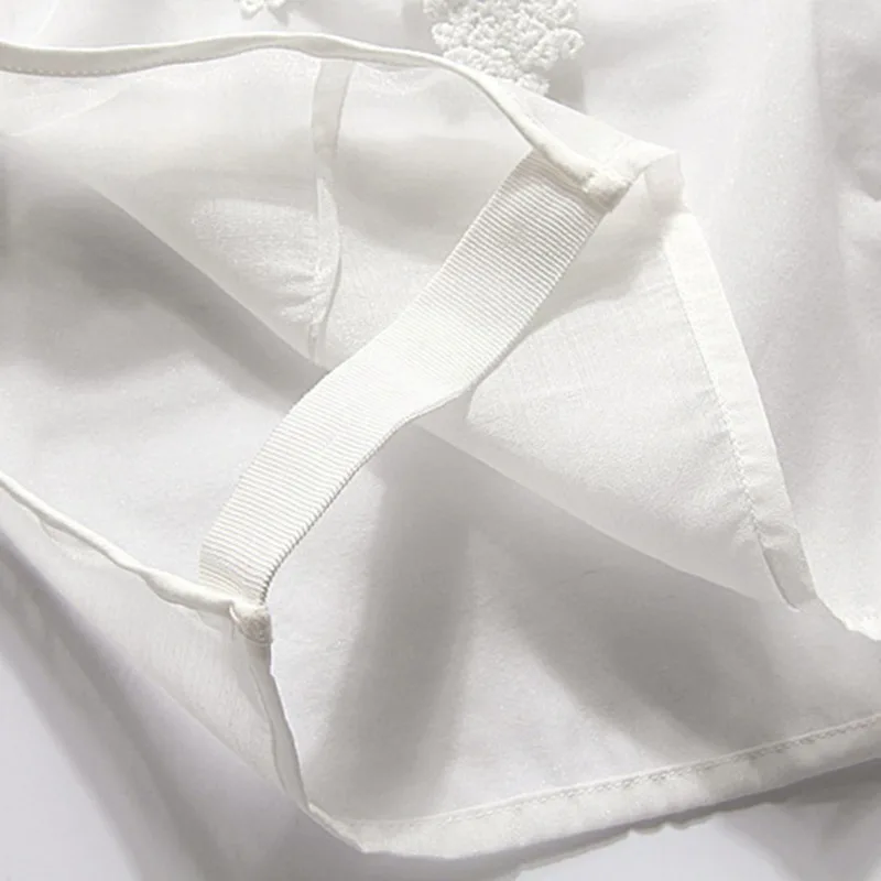 

Fake Collar Black And White Stand Collar Blouse Fake Collar Tie New Fashion Detachable Wild Lady Flower Piece Decoration