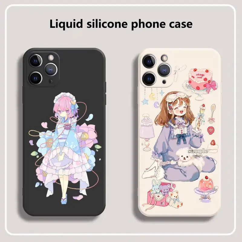 

New Japan Anime TouHou Project Komeiji Satori Phone Case for iPhone 13 12 11 mini pro XS MAX XR 8 7 6 6S Plus X 5S SE 2020
