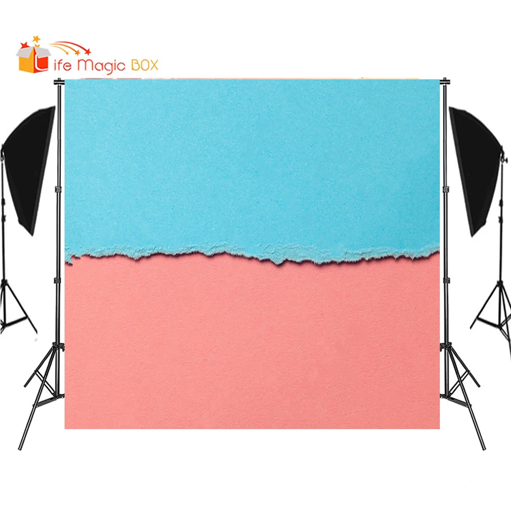 Фон для фотосъемки одноцветные чисто синие обои стен розовые фоны первого дня