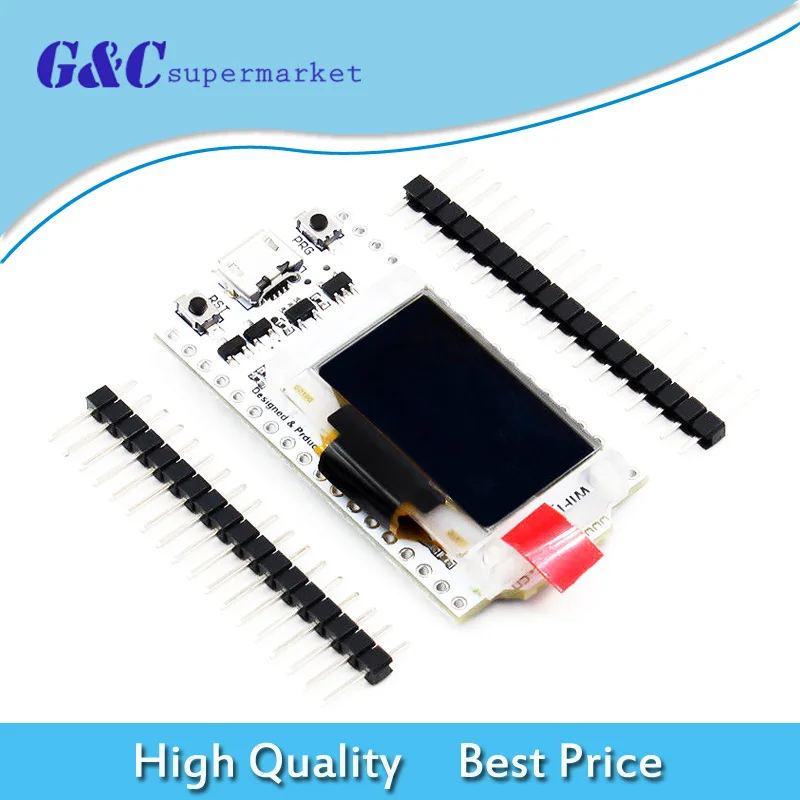 ESP32 Bluetooth WI FI комплект синий OLED 0 96 дюймов Дисплей модуль CP2102 32 м Flash 3 V 7V Интернет