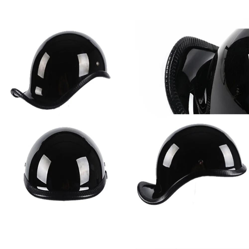 

Motorcycle Personality Curved Helmet Open Face fashion Retro Helmet Motorcycle Racing Off Road Helmet Casco Moto Capac