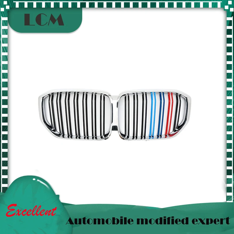 

Replacement Style ABS Plastic Double Slats Kidney Front Grille Overlay For BMW X5 G05 2019-ON